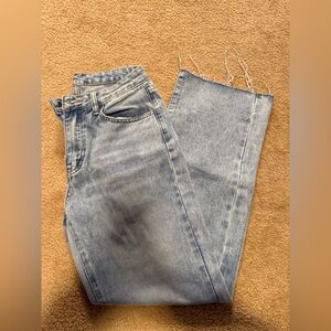 SHEIN Light Blue Denim Jeans